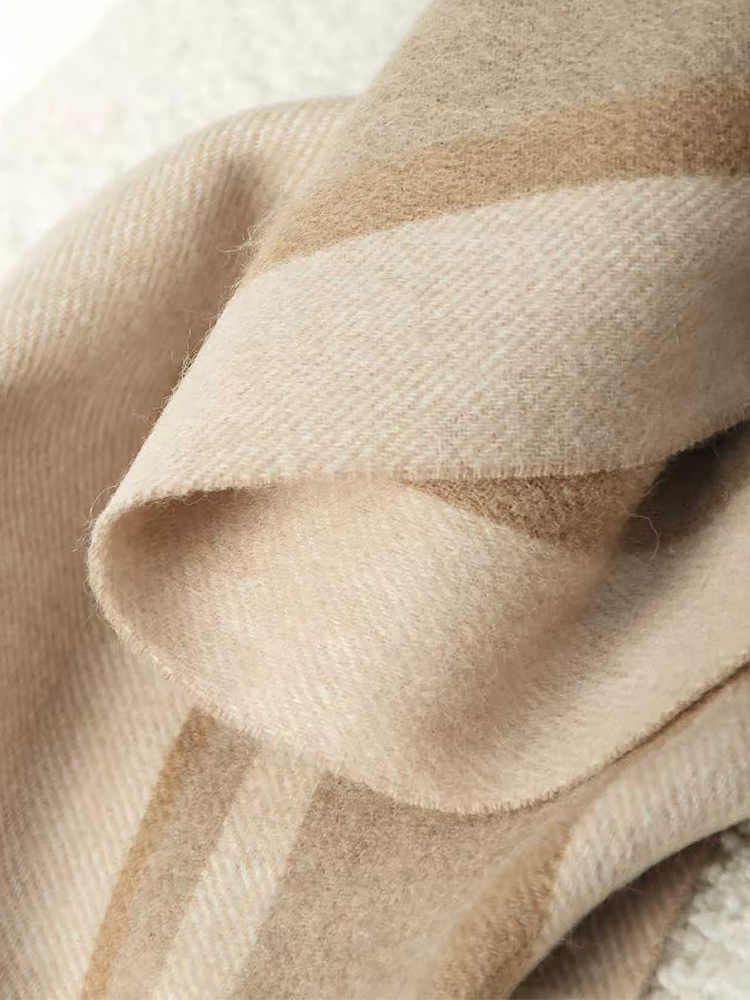 100% Woven Wool Plaid Fringe S - đánh giá và giá Wool Scarf Men