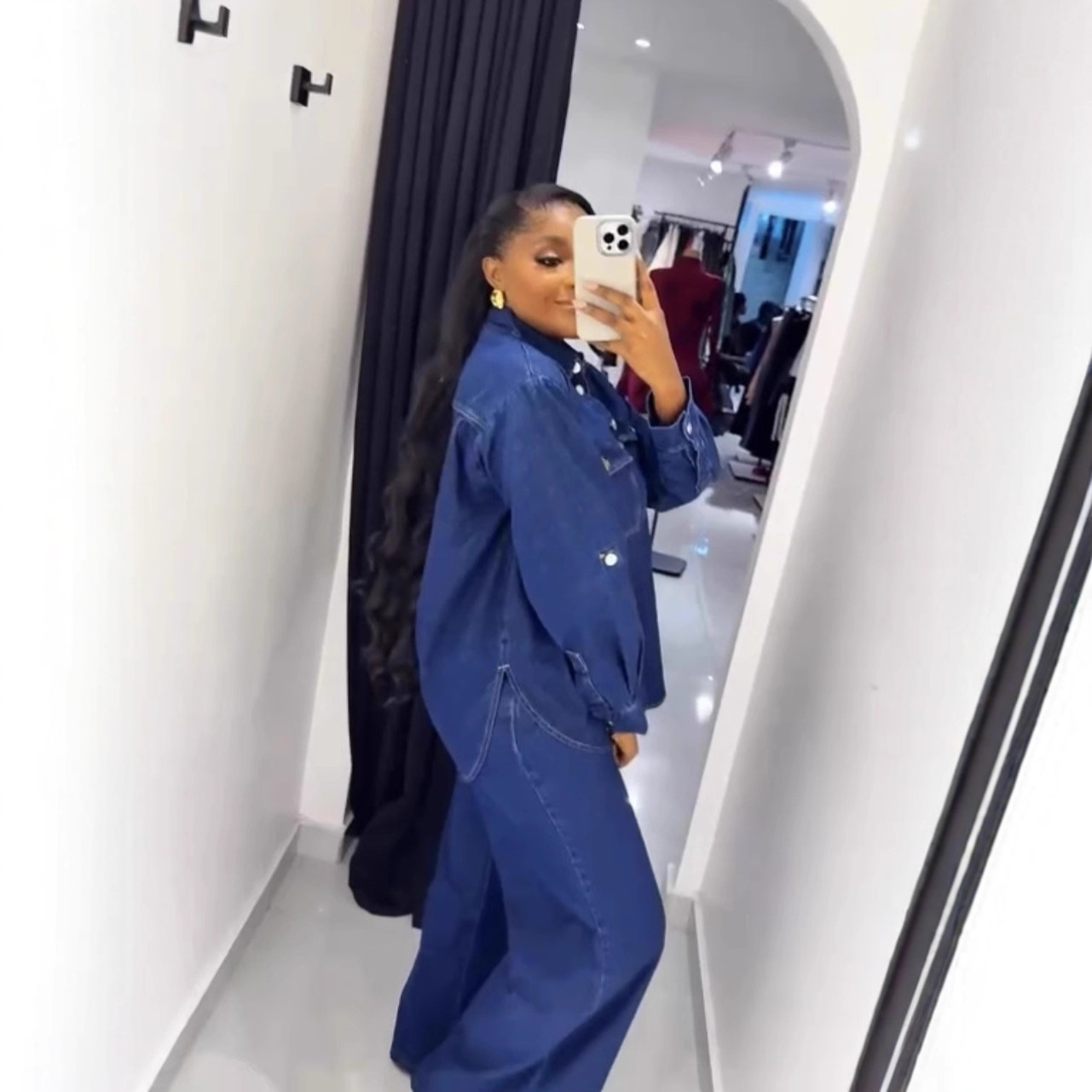 Jeans 2 Piece Sets Women Denim - đánh giá và giá Down Jacket Packable