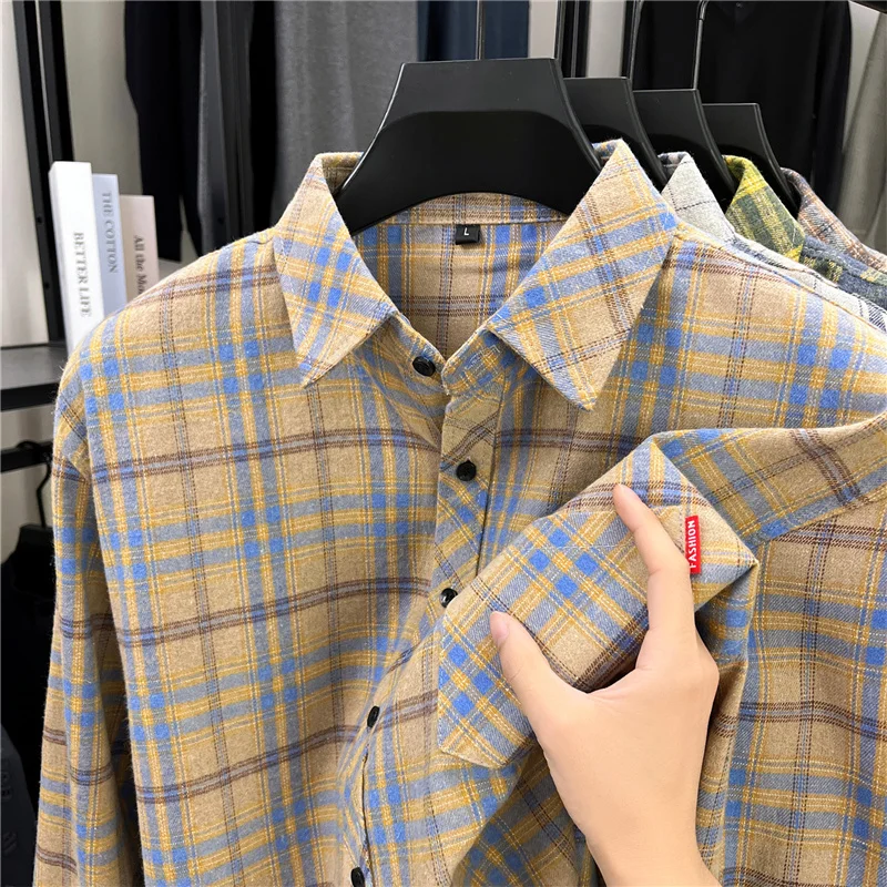 Mens Long Retro Plaid Flannel  - đánh giá và giá Flannel Shirt Lined