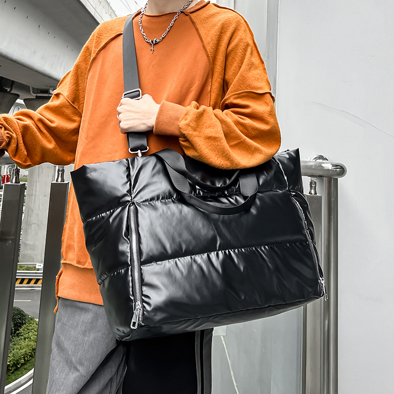Women Y2k Silver Shoulder Bag  - đánh giá và giá Down Jacket Packable