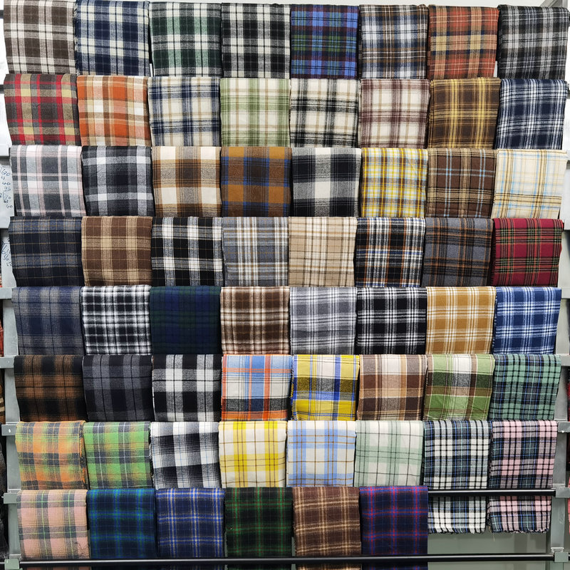 Twill Plaid Flannel Fabric By  - đánh giá và giá Flannel Shirt Lined