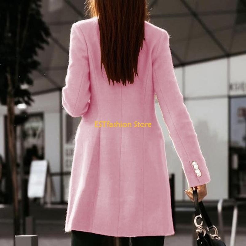 Áo khoác len nữ mùa thu đông Y - đánh giá và giá Wool Coat Peacoat