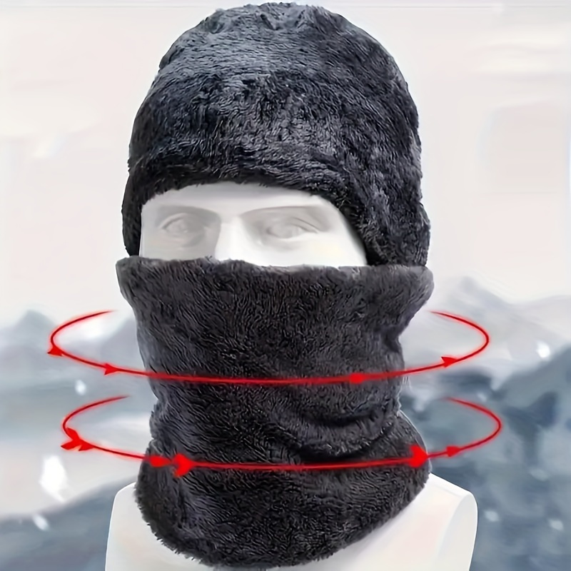 Men's winter hat, outdoor wint - đánh giá và giá Wool Scarf Men