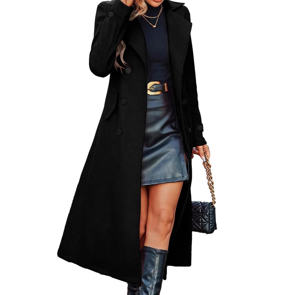 Autumn Coat Women's Long Wool  - đánh giá và giá Wool Coat Peacoat